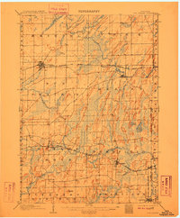 1907 Map of Sun Prairie, WI — High-Res, 1910 Print | Pastmaps